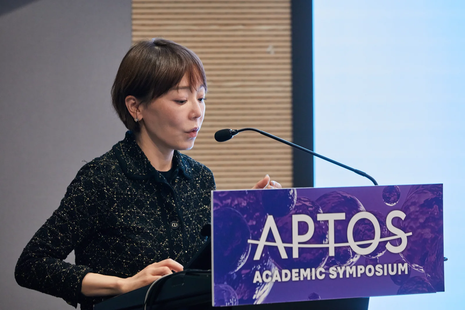 APTOS 아카데믹 심포지엄에서 발표하는 이경은 원장