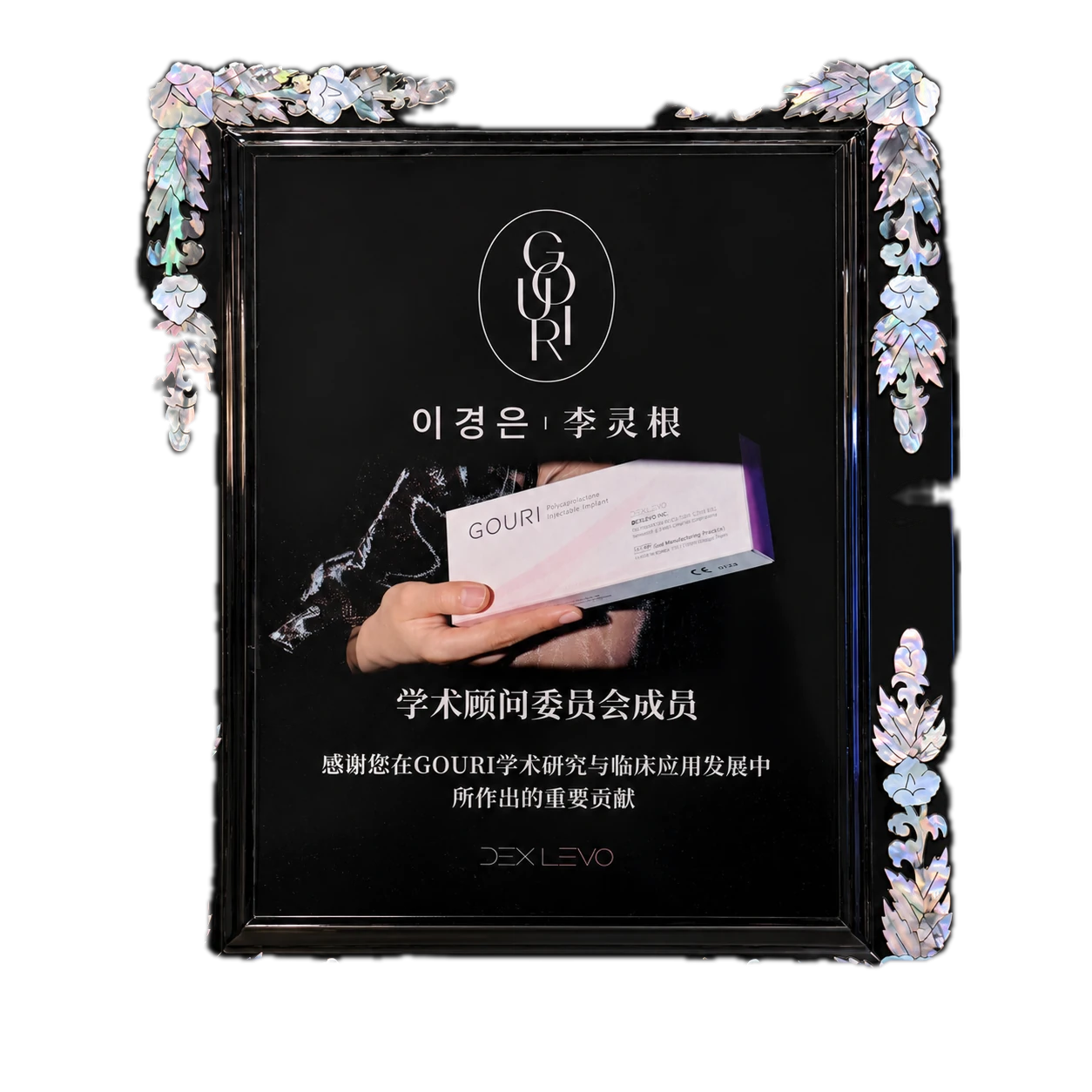 학술위원 감사패