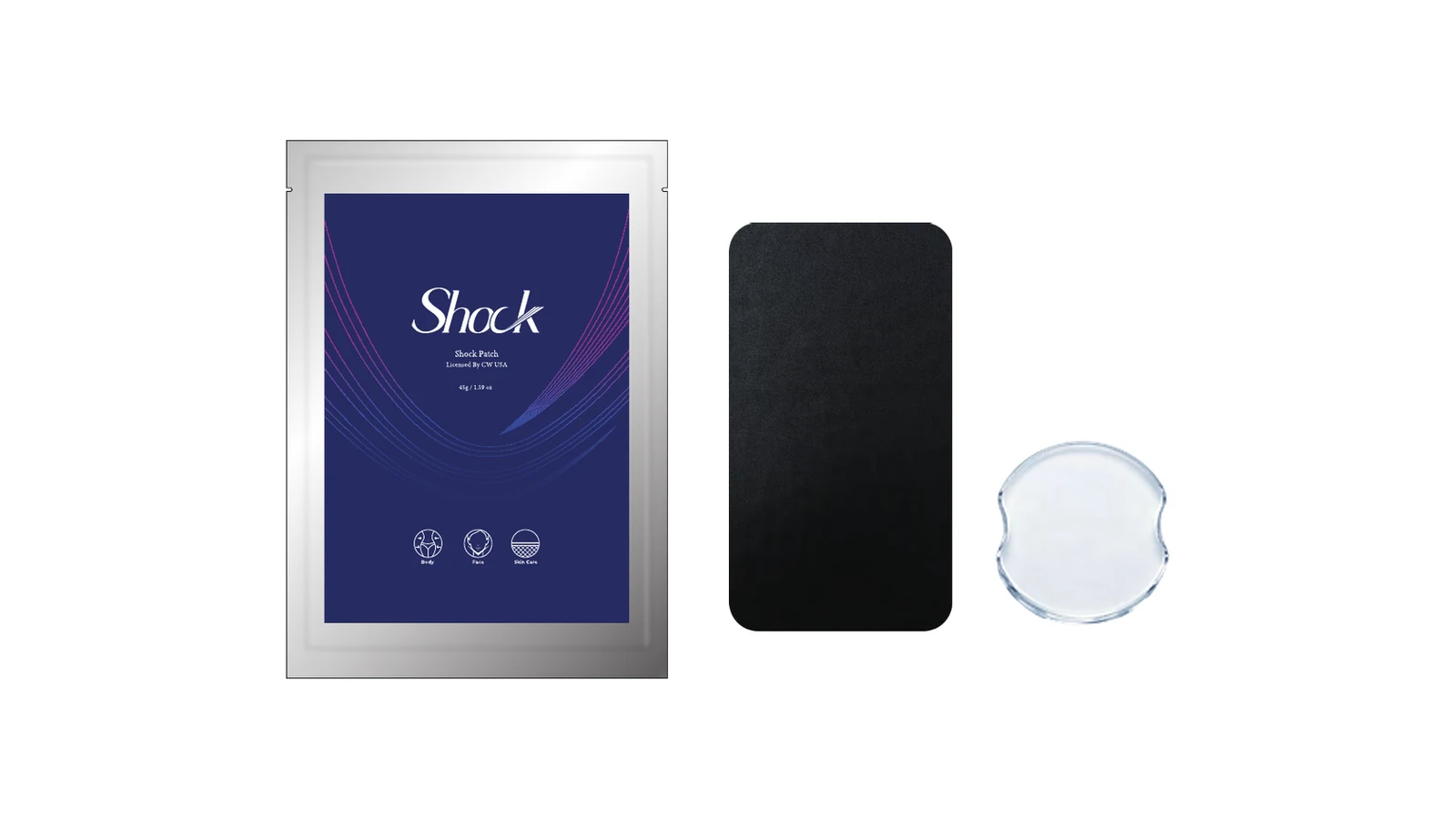 Shock patch pouch, carbon patch and optic