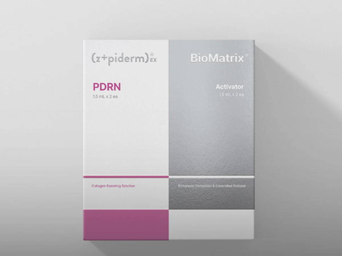 지피덤 EX PDRN · BioMatrix 액티베이터 · 셀트리온 스킨큐어 제공